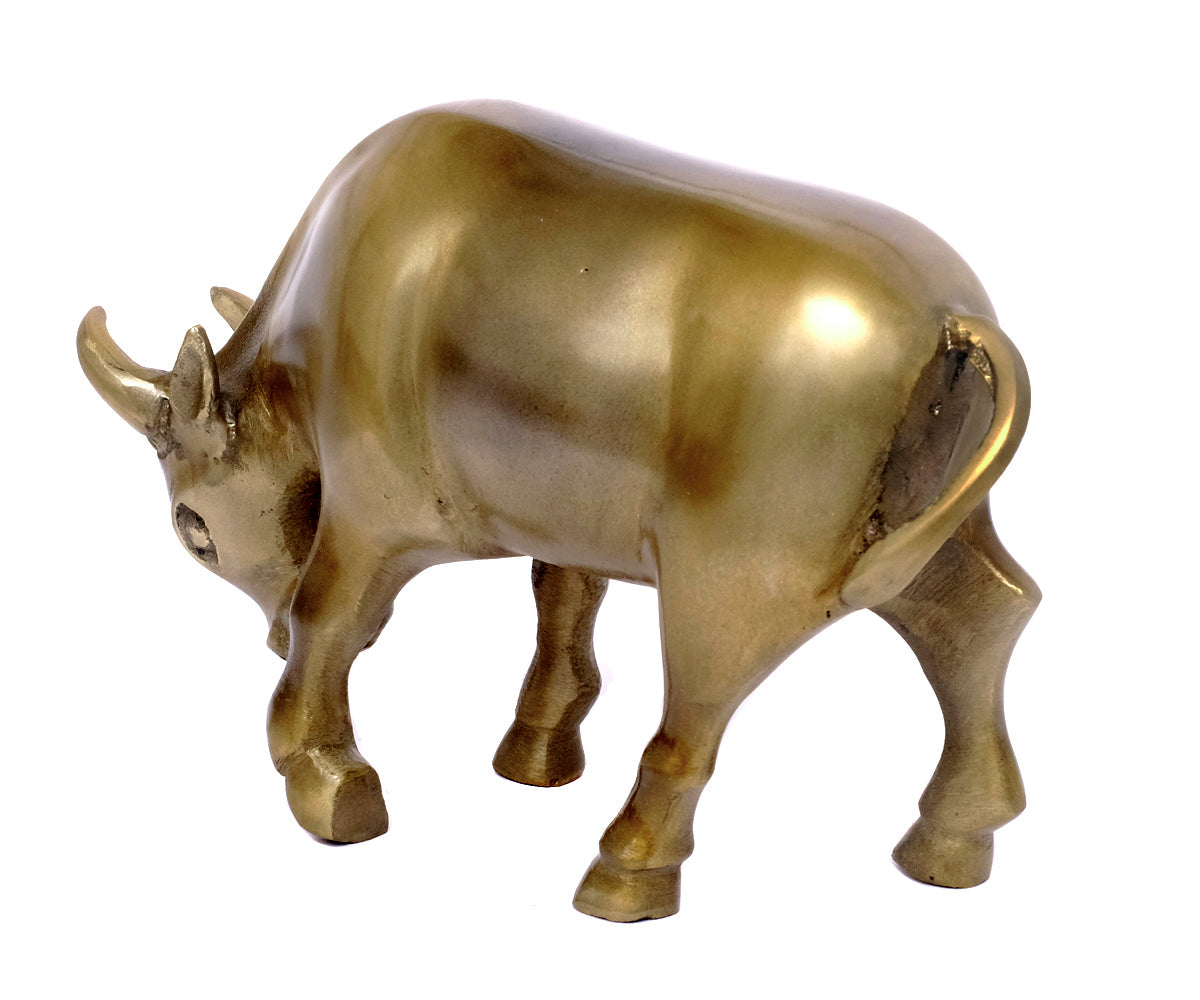 Figur Stier Metall – Messing Antik