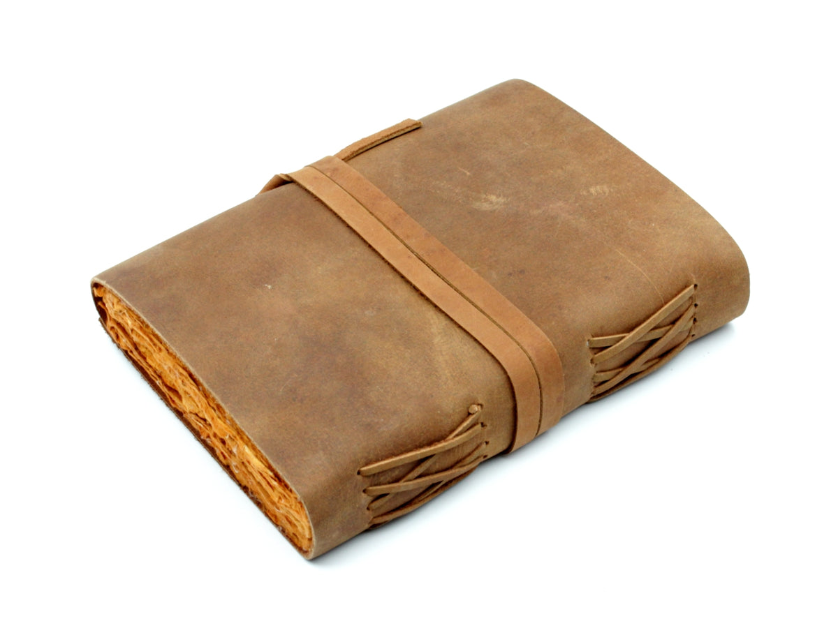 Leder Tagebuch handgefertigt Vintage – 12