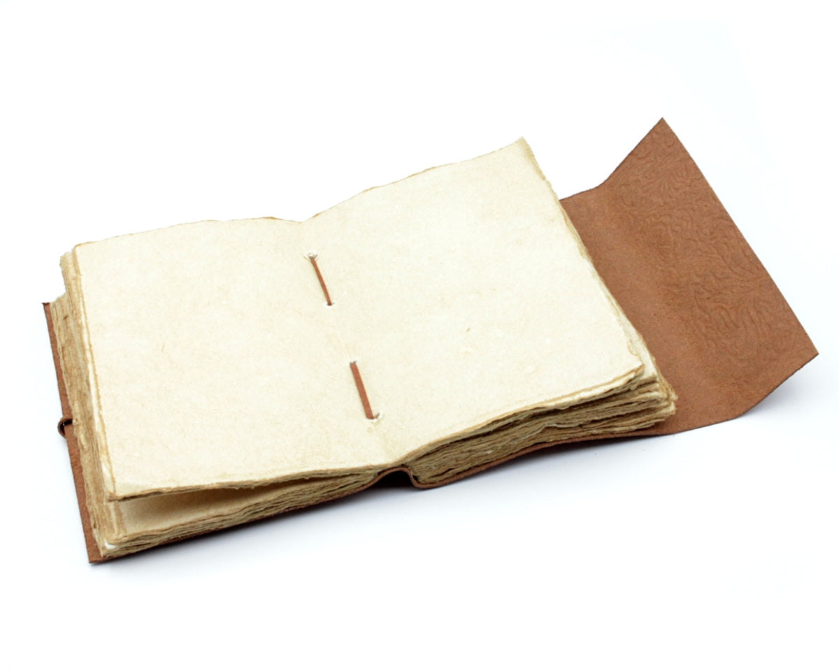 Leder Tagebuch handgefertigt Vintage – 3