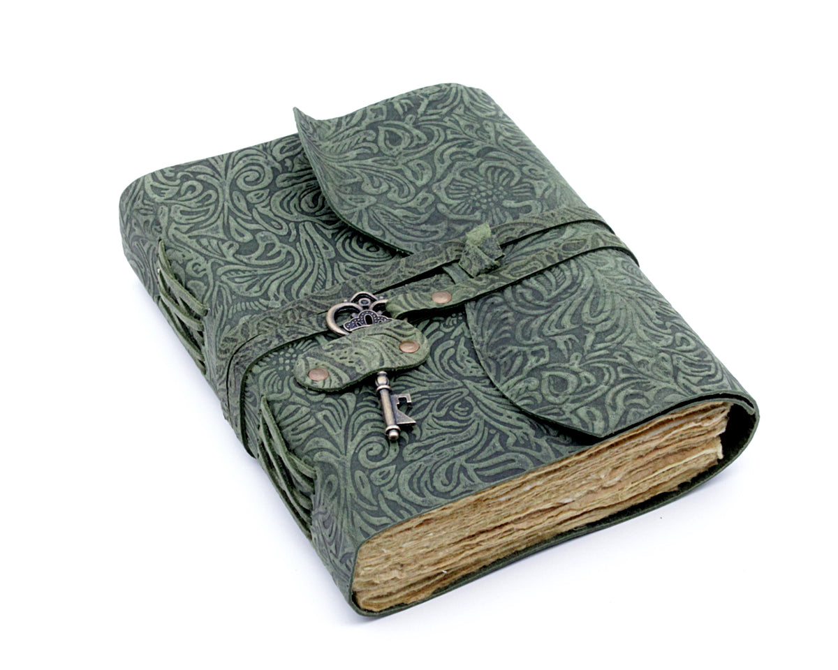 Leder Tagebuch handgefertigt Vintage – 4