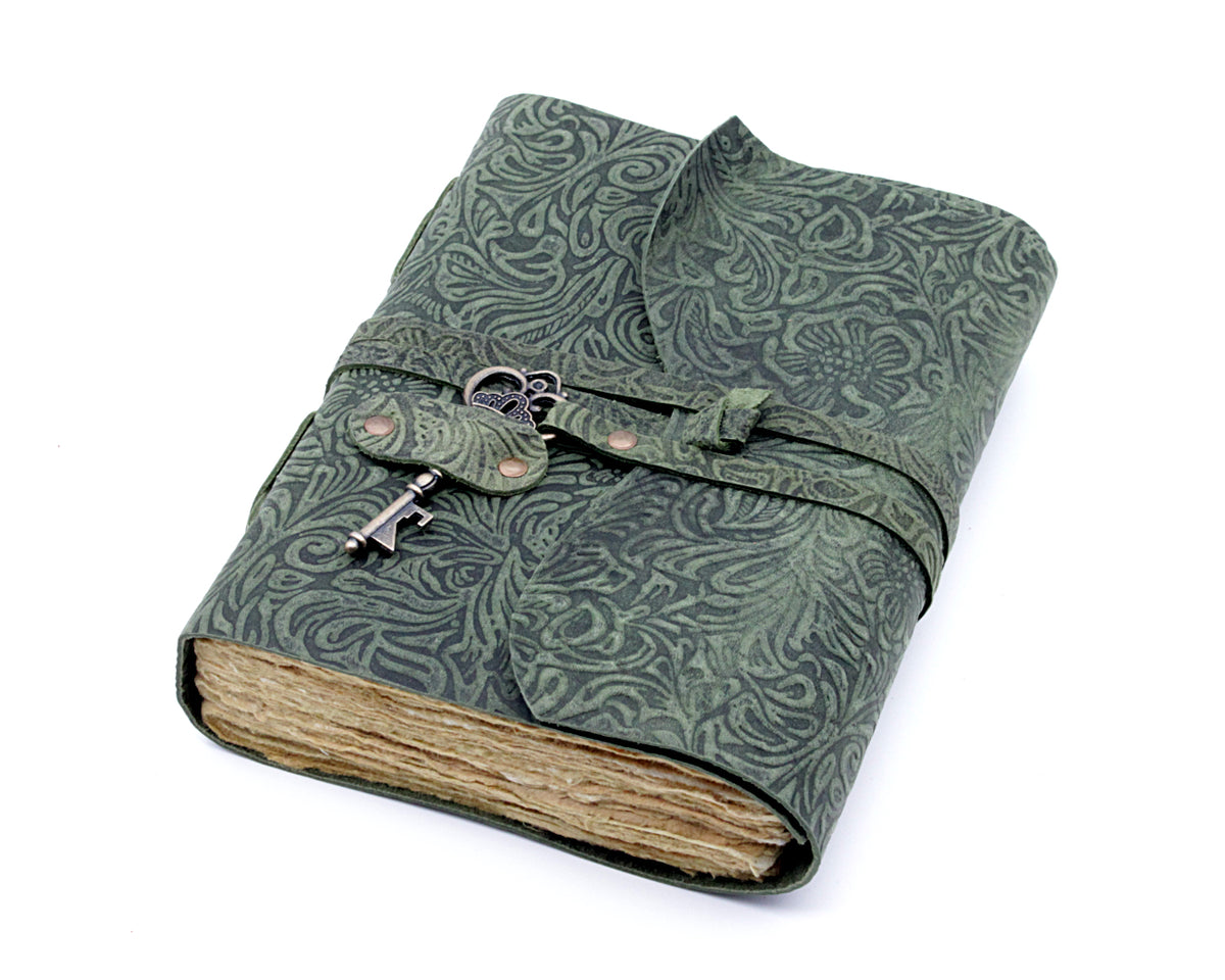 Leder Tagebuch handgefertigt Vintage – 4