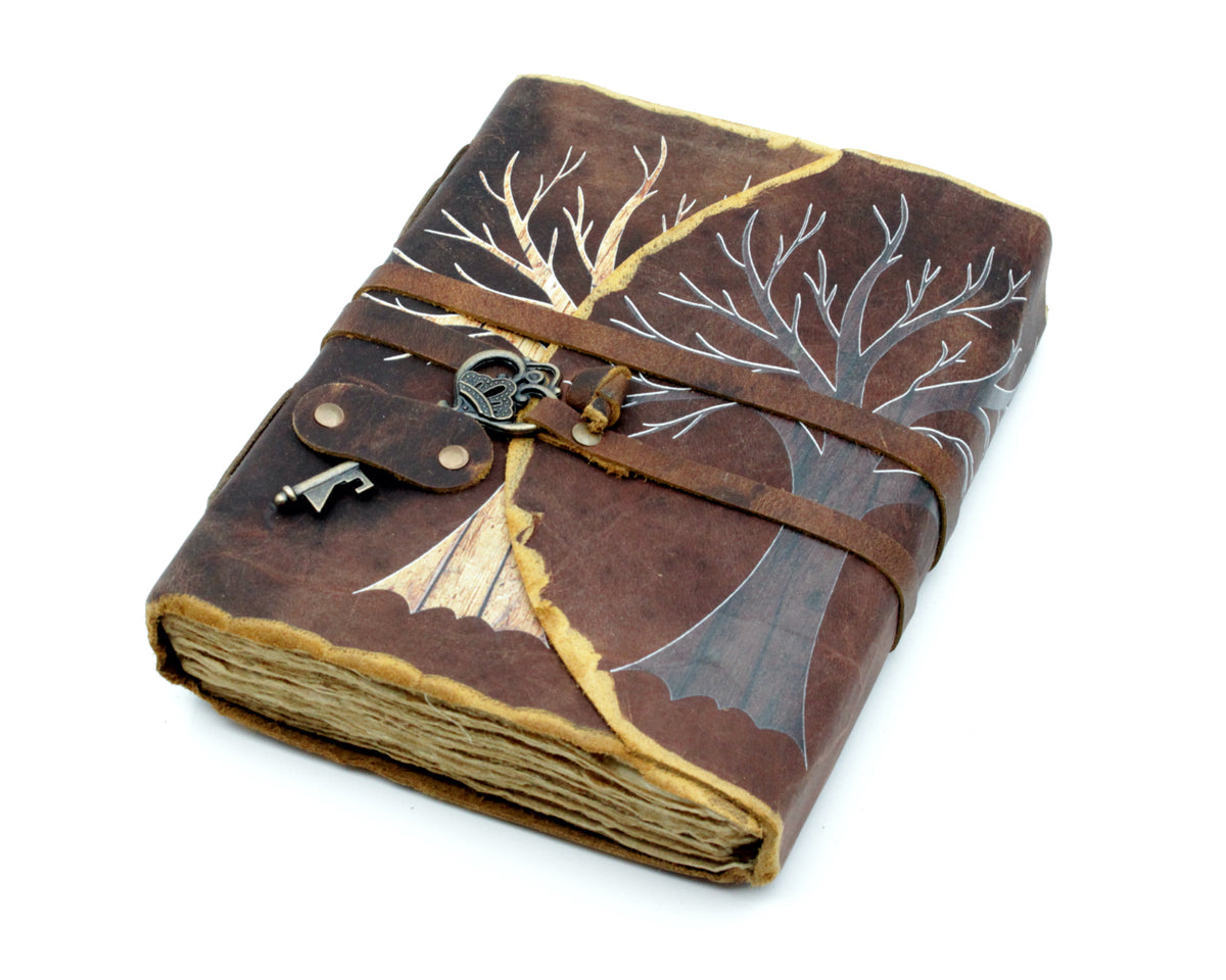 Leder Tagebuch handgefertigt Vintage – 5