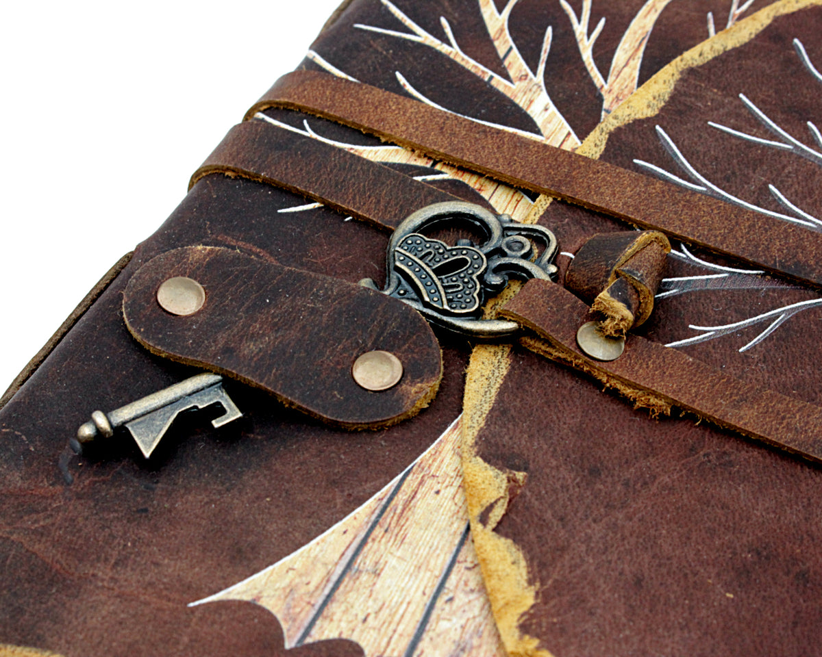 Leder Tagebuch handgefertigt Vintage – 5