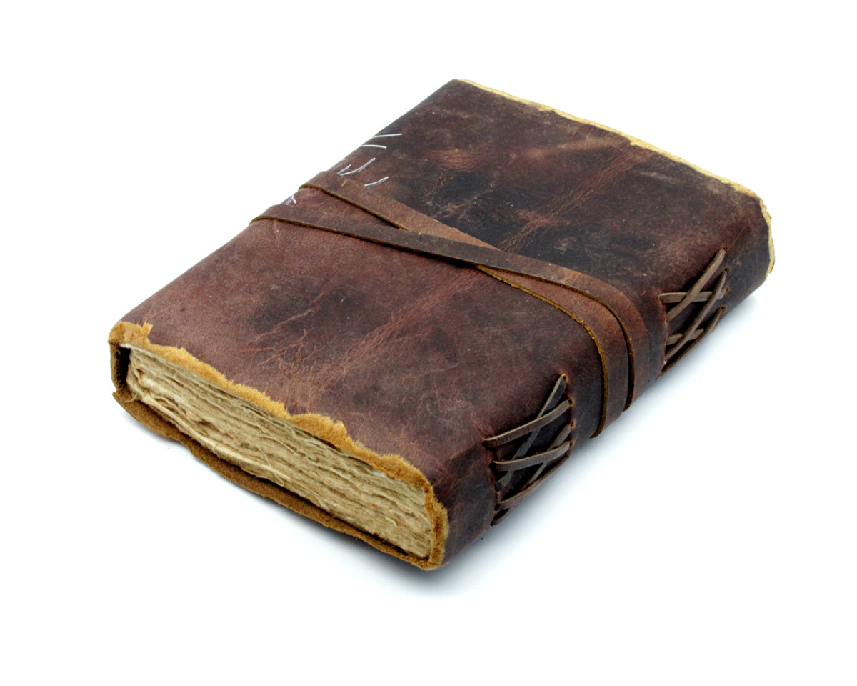 Leder Tagebuch handgefertigt Vintage – 5