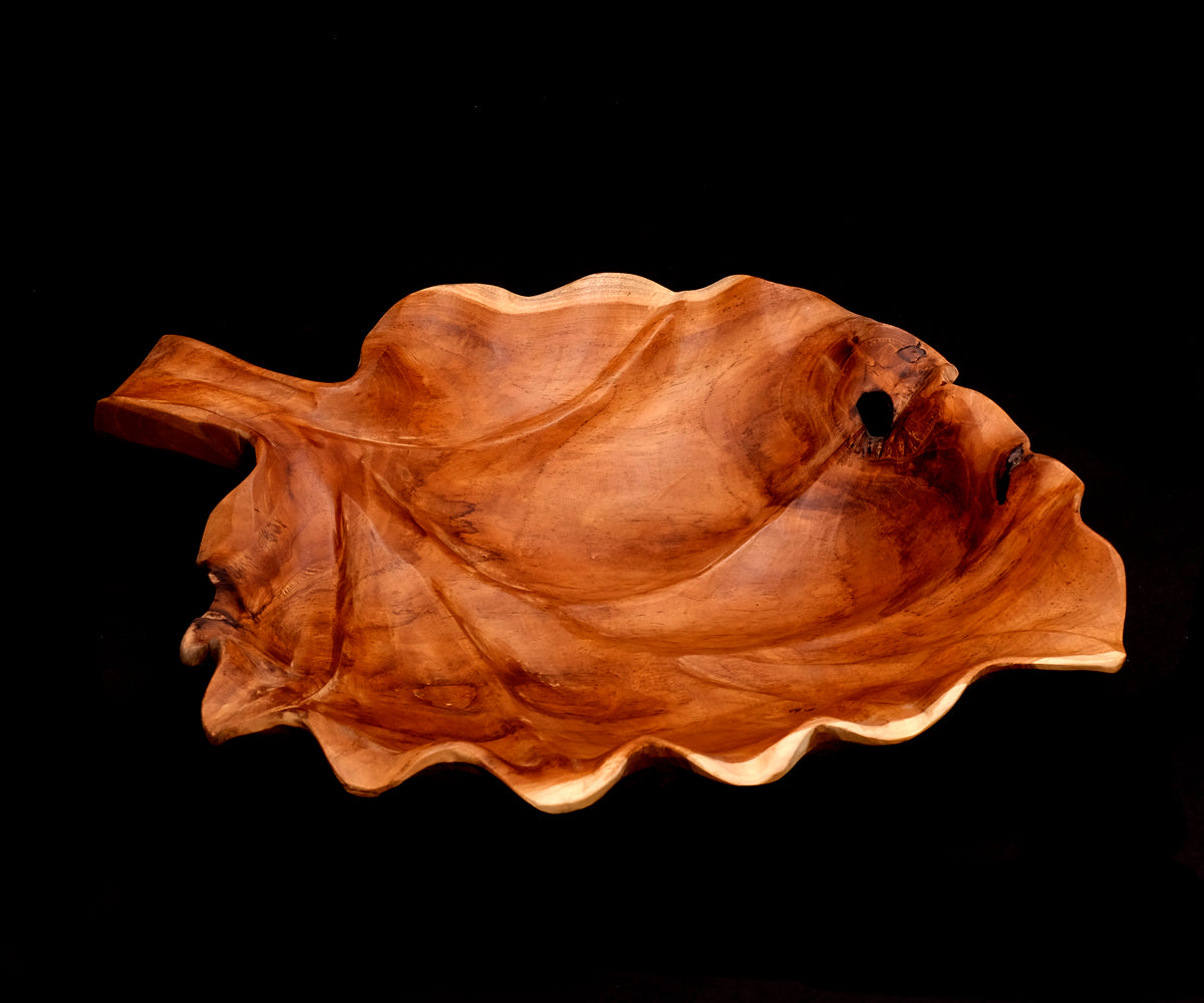 Blattschale – 40 cm, rund