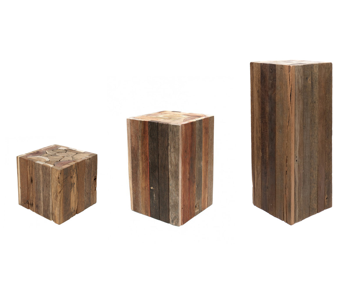 Beistelltisch Treibholz – 25 x 30 x 30 cm (HxBxT)