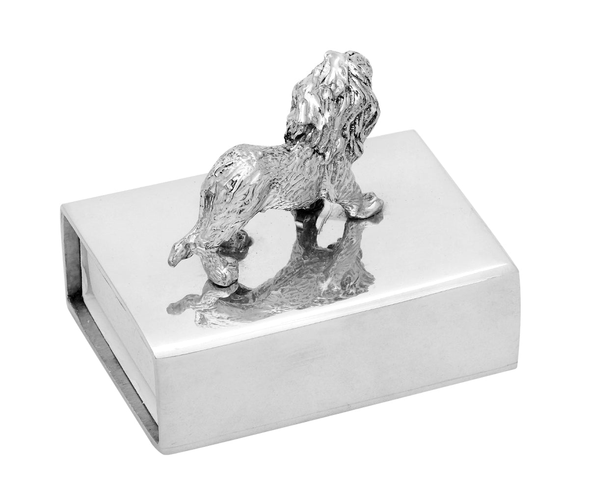 Streichholzschachtel Metall – Klein, Ohne Gravur, Löwe