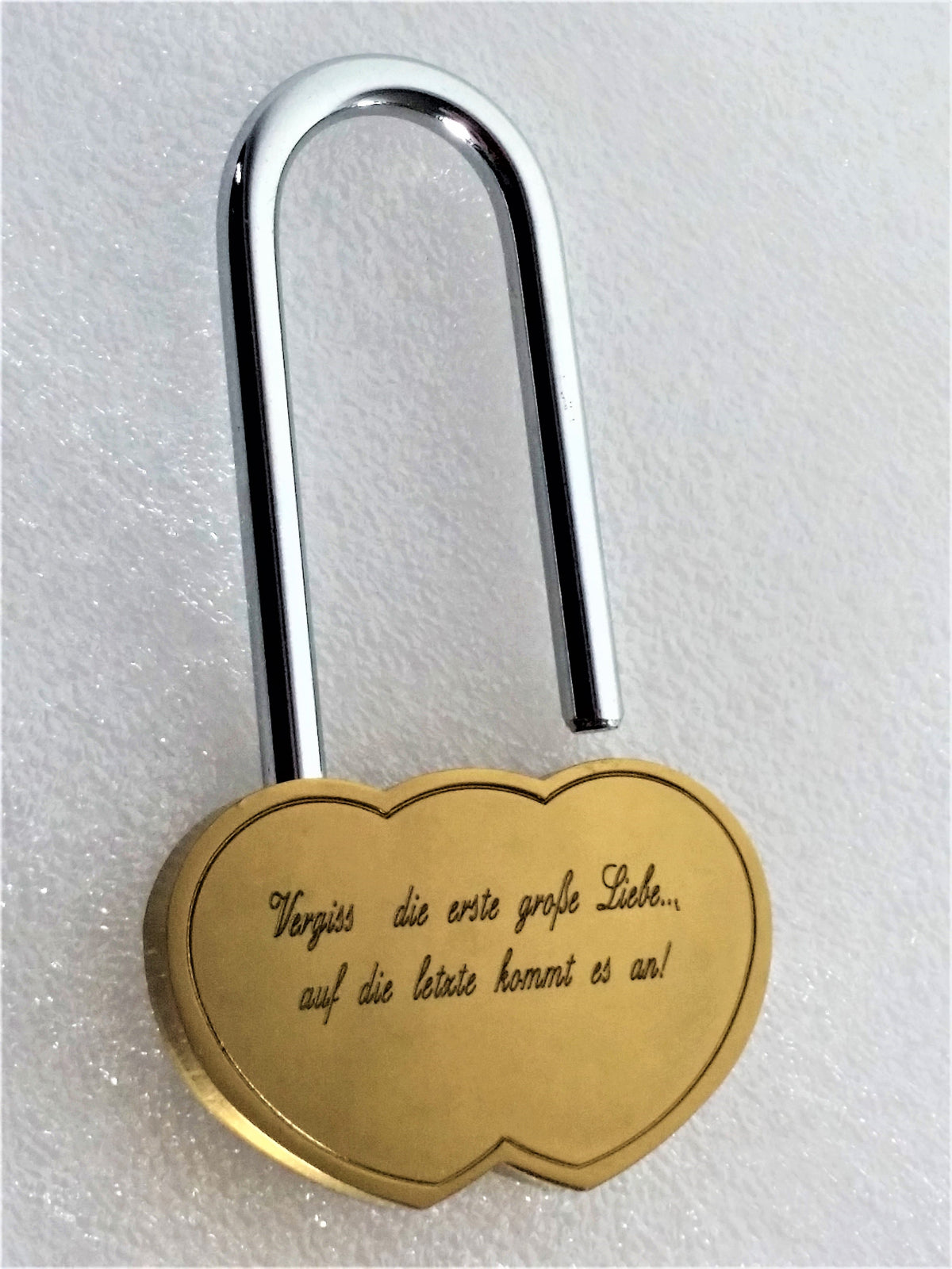 Liebesschloss Herz Gold – Ansicht 6