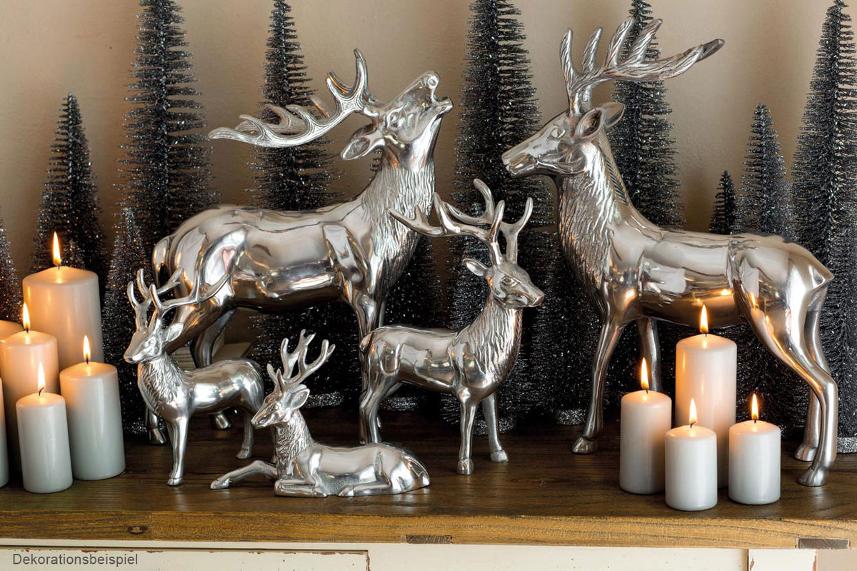 Metallfigur Hirsch – Ansicht 4