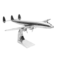 Flugzeug Lockheed Modellflugzeug mit Standfuß 1