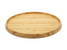 Tablett Holz – Bambus, Durchmesser: 35 cm