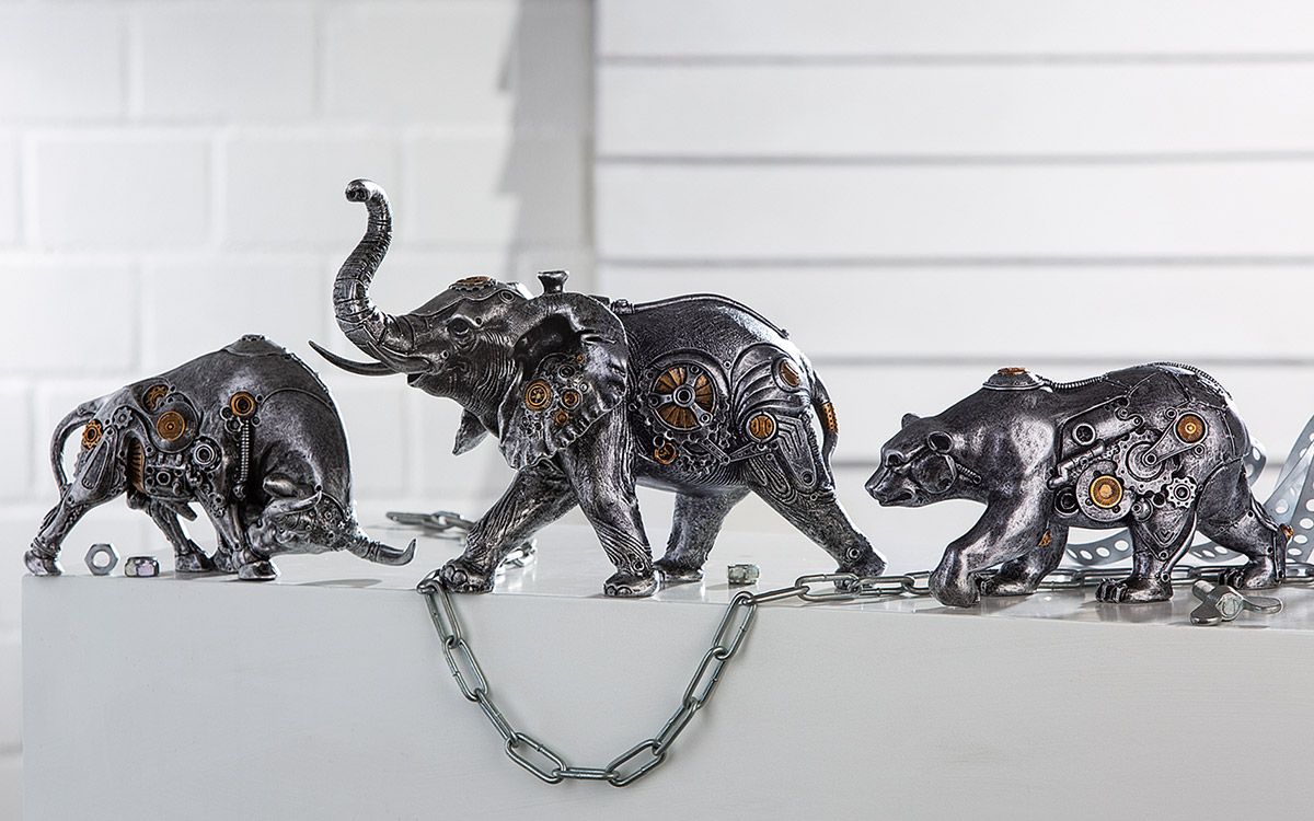 Steampunk Dekoration – Elefant