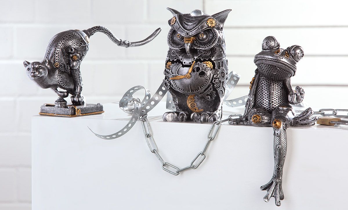 Steampunk Dekoration – Eule