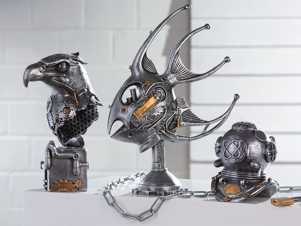 Steampunk Dekoration – Helm