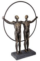Skulptur Partnerschaft – Zwei Männer