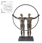 Skulptur Partnerschaft – Zwei Männer