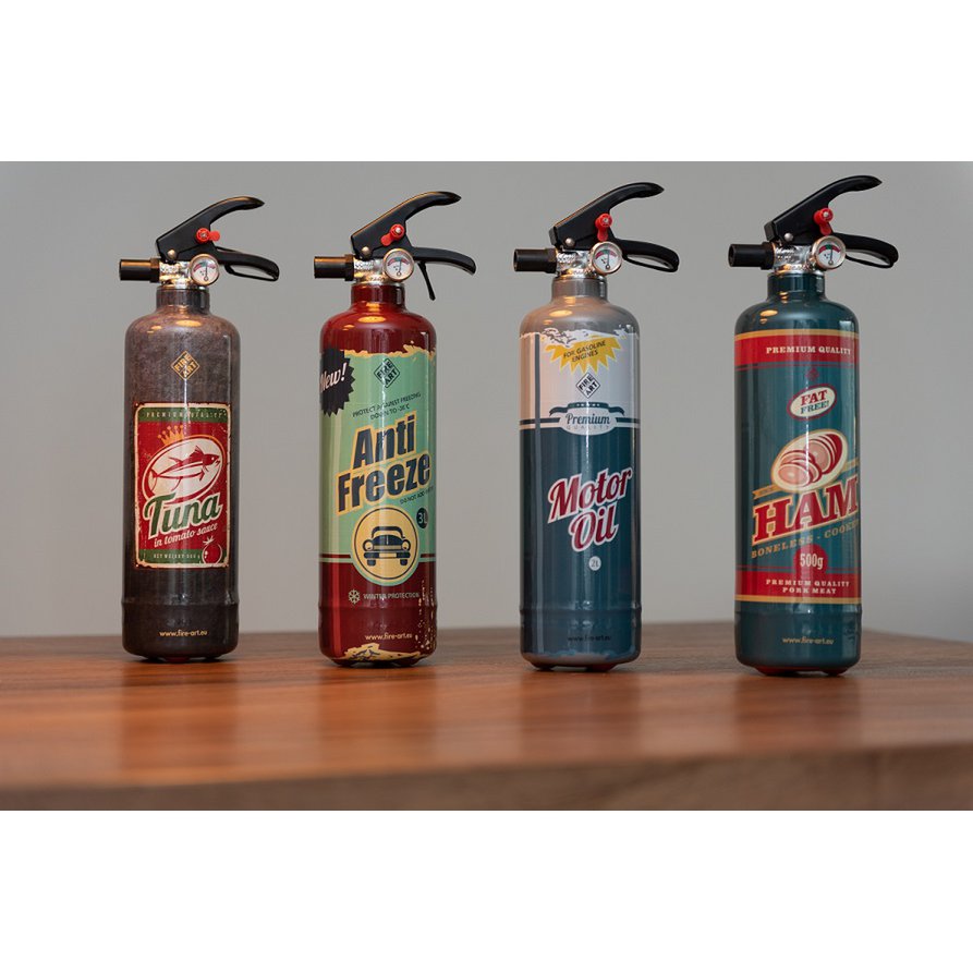 Feuerlöscher mit Motiv – Detailansicht