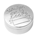 Lockendose versilbert