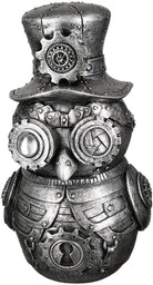 Steampunk Dekoration – Eule mit Hut