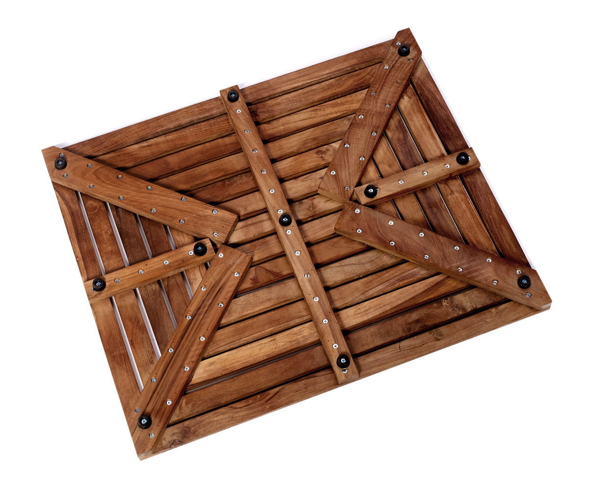 Badvorleger Teakholz – 60 x 50 cm, 2