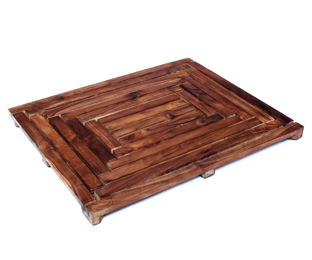Badvorleger Teakholz – 60 x 50 cm, 2