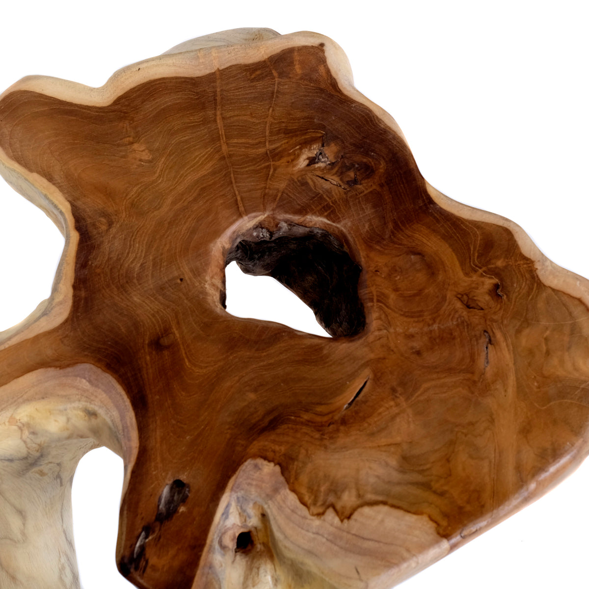 Wurzelholz Hocker – Ansicht 4
