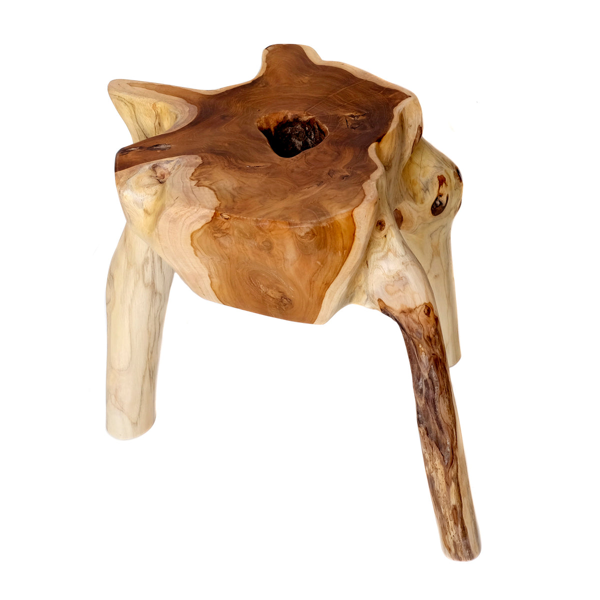 Wurzelholz Hocker – Ansicht 5