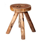 Teakholz Hocker – Ansicht 3