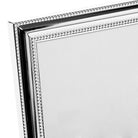 Bilderrahmen Metall versilbert Perlrand – Fotoformat: 9 x 13 cm, ohne Gravur