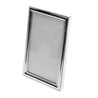 Bilderrahmen Metall versilbert Perlrand – Fotoformat: 9 x 13 cm, ohne Gravur