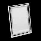 Bilderrahmen Metall versilbert Perlrand – Fotoformat: 9 x 13 cm, ohne Gravur