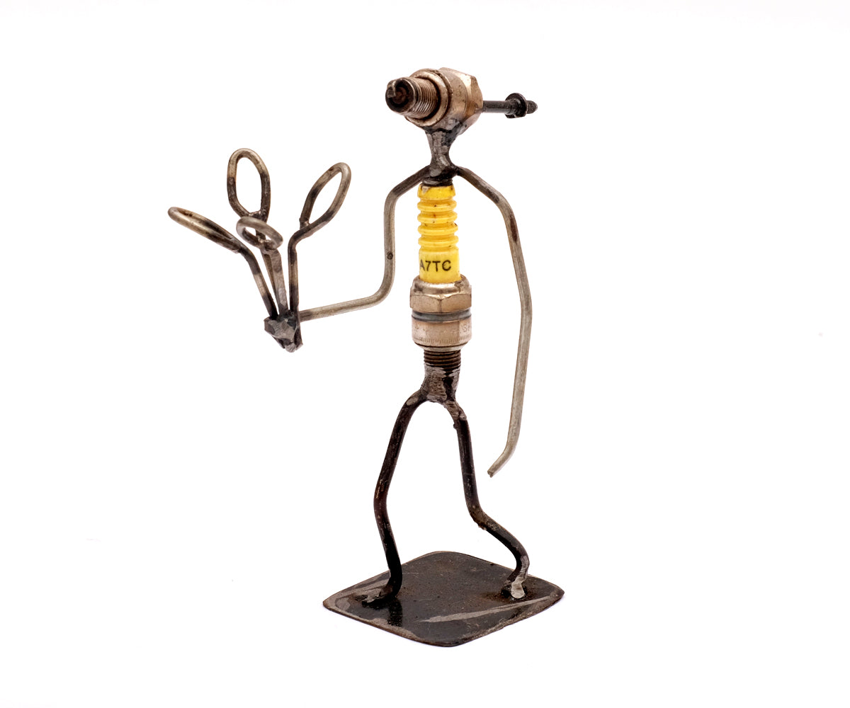 Zündkerzen Figur – Blumenstrauß