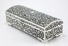 Schmuckschatulle Orient - Versilbert – L - 6 x 22 x 9,5 cm