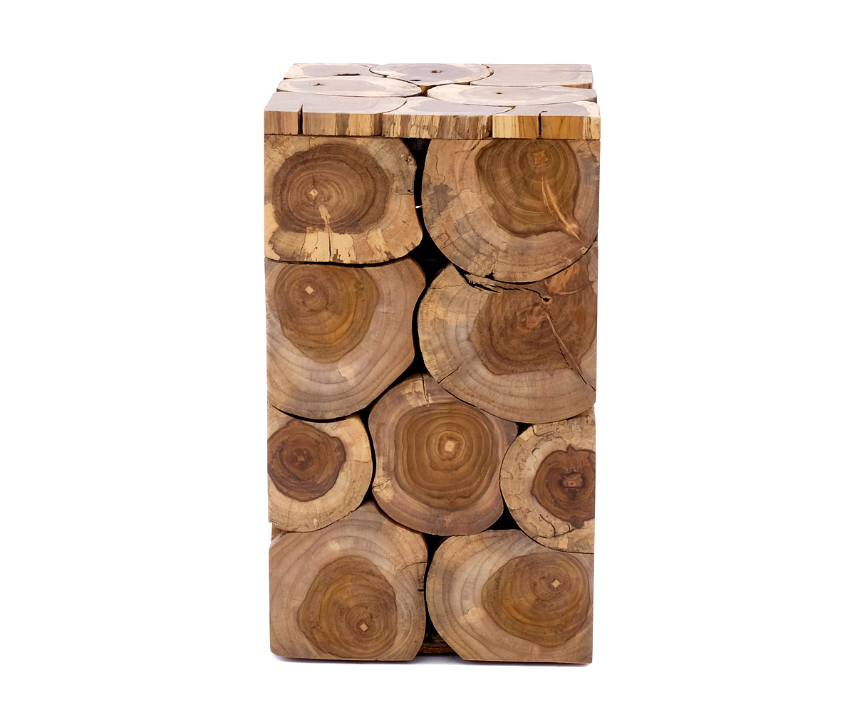 Beistelltisch Teakholz – 50x29x29 cm