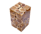 Beistelltisch Teakholz – 50x29x29 cm