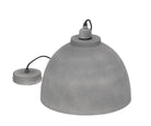 Hängelampe Rund – Stein / Weiß
