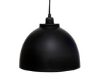 Hängelampe Rund – Schwarz / Silber