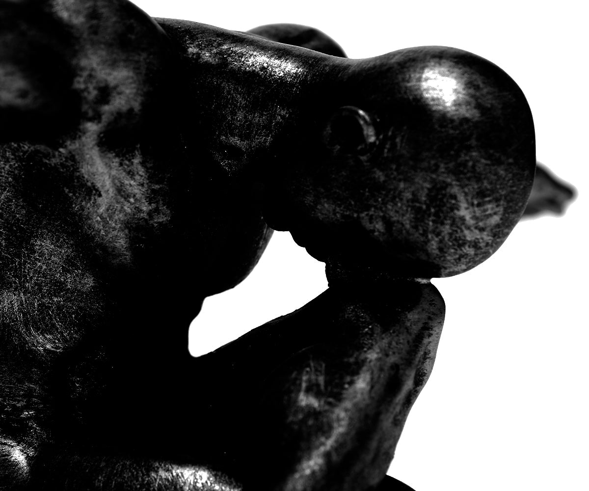 Dekofigur Athlet – Antik-Silber, Variante I