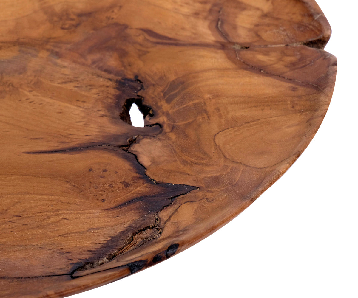Frühstücksbrettchen Teakholz – Onesize, Oval