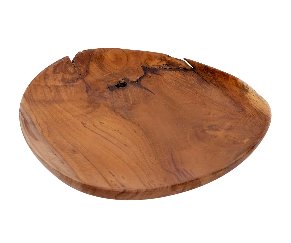 Frühstücksbrettchen Teakholz – Onesize, Oval