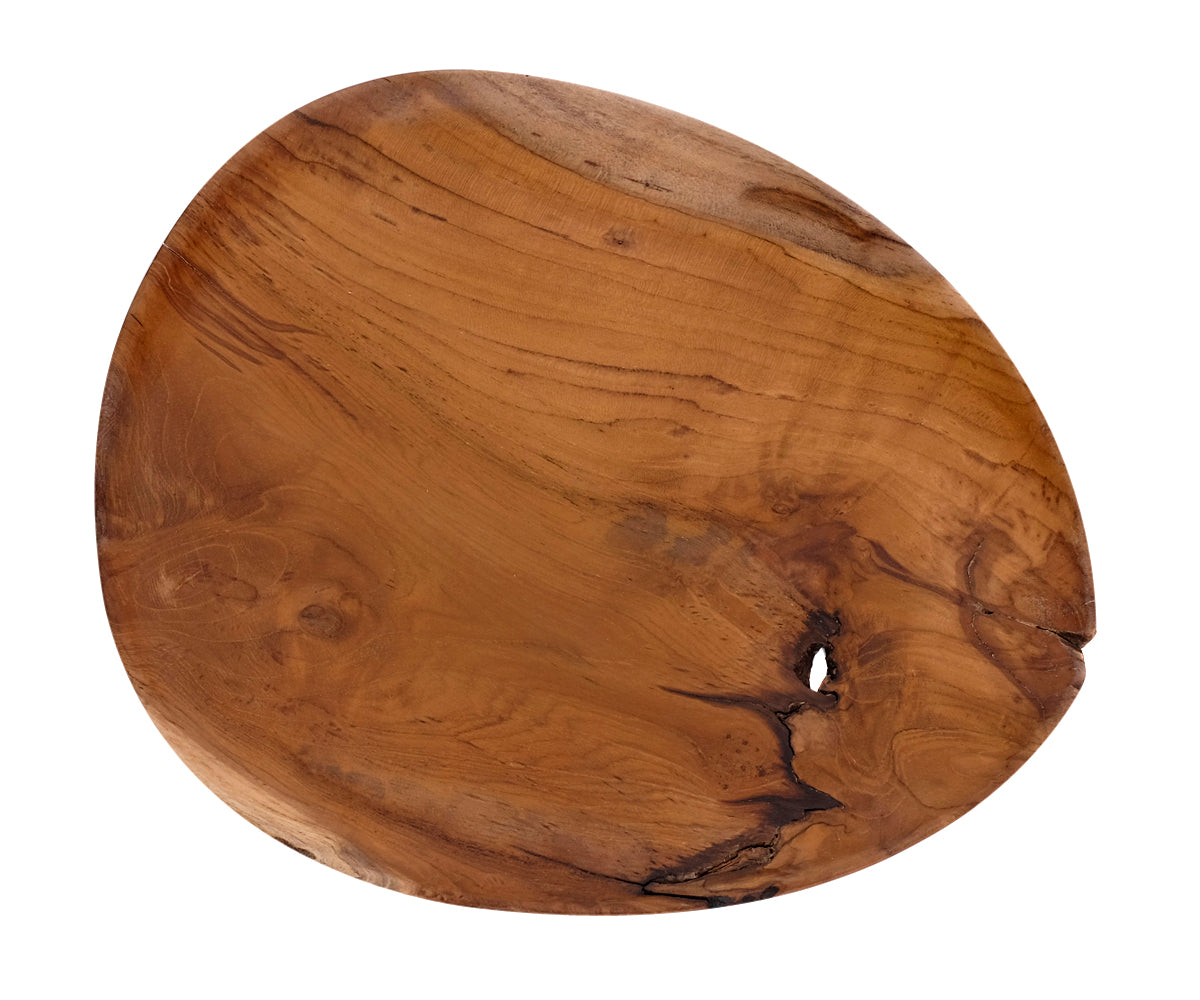 Frühstücksbrettchen Teakholz – Onesize, Oval