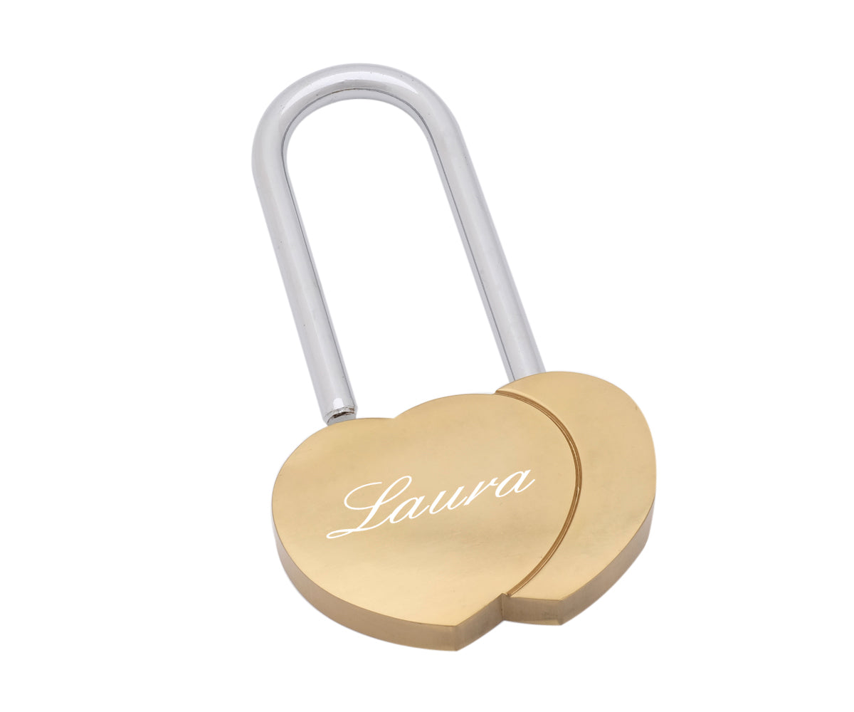 Liebesschloss Herz Gold – Ansicht 8