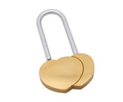 Liebesschloss Herz Gold