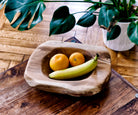 Teakholz Schale – Detailansicht