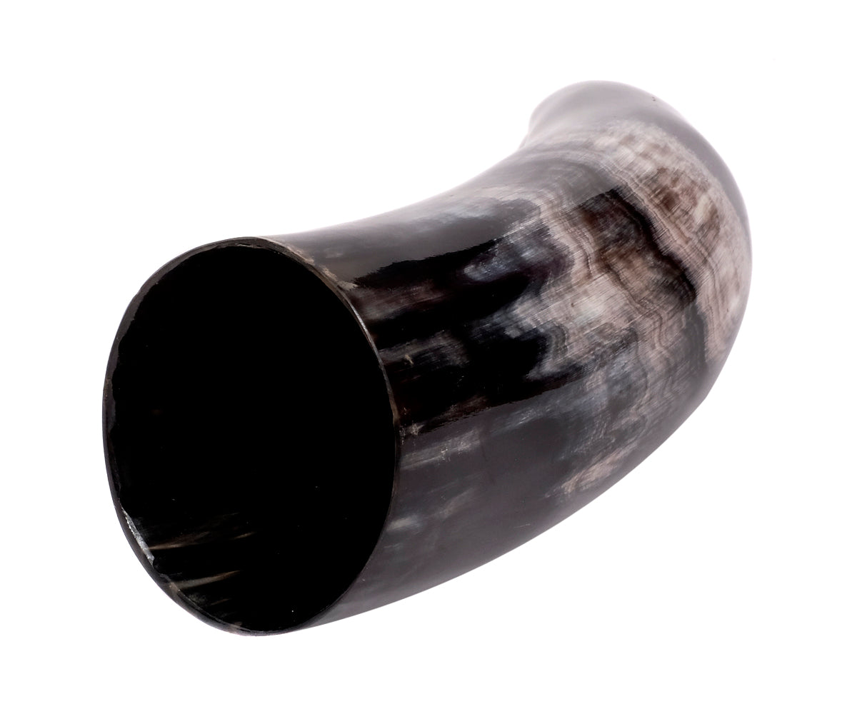 Trinkhorn Wikinger Set – 200 ml, Kuhhorn ohne Ständer
