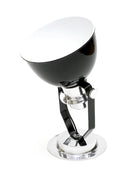 Wandlampe Metall Schwarz Weiß – Schwarz