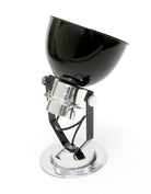 Wandlampe Metall Schwarz Weiß – Schwarz