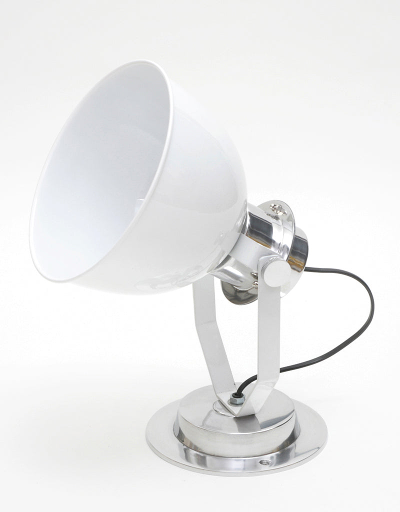 Wandlampe Metall Schwarz Weiß – Weiß