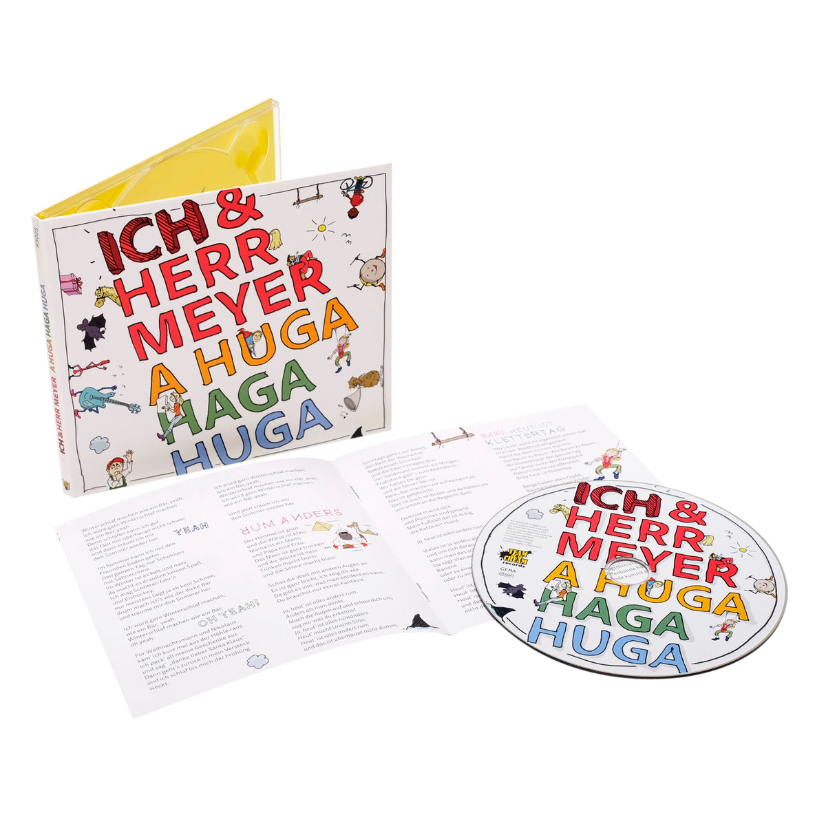 Teddybär mit Kinderlieder CD "A Huga Haga Huga" von ICH & HERR MEYER – Ansicht 5