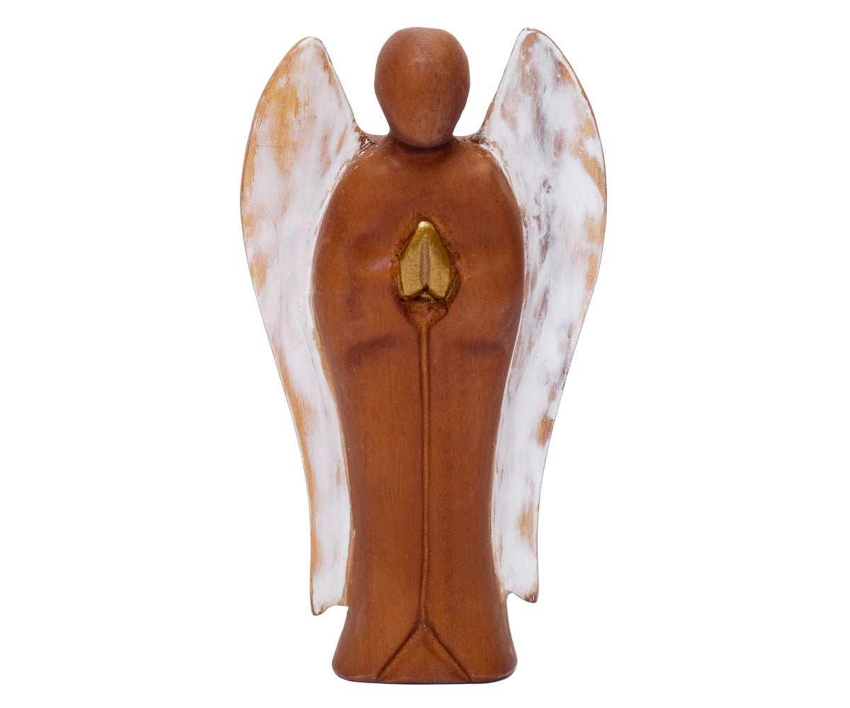 Holzfigur Engel – Ansicht 4